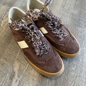 Dixie Leopard Lace Sneakers